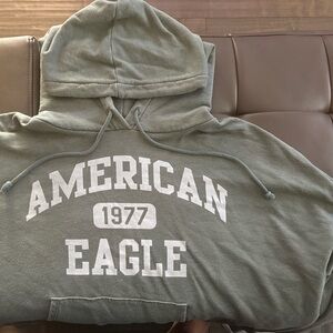 American Eagle Outfitters Green Hoodie